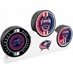Mustang Puk Columbus Blue Jackets NHL 3 Puck Wooden Podium – Sleviste.cz