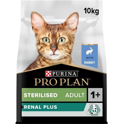 Pro Plan Cat Sterilised Renal Plus granule pro kastrované kočky s králíkem 10 kg