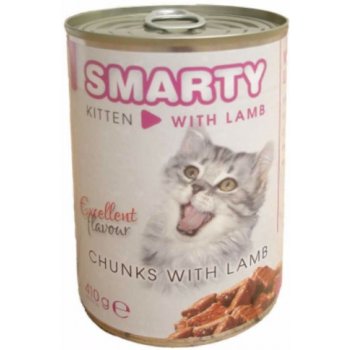Smarty Kitten Jehněčí chunks 410 g