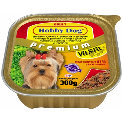 Hobby Premium Adult Dog hovězí zelenina 300 g – Zboží Mobilmania