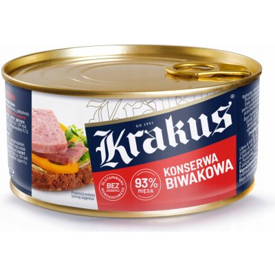 Krakus Vepřová konzerva Biwakowa 300 g – Zboží Dáma
