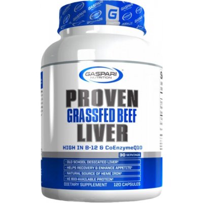 Gaspari Nutrition Proven Grassfed Beef Liver 120 kapslí