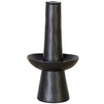 Váza s odkladačem 32cm|0,9L, LE JARDIN, černá|Sable noir|Costa Nova – Hledejceny.cz