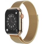 SWISSTEN ŘEMÍNEK PRO APPLE WATCH MILÁNSKÝ TAH 38-40 mm ZLATÝ 46000203 – Hledejceny.cz