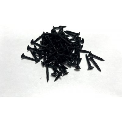 Šrouby 3,5x25 mm METAL 100 ks - černé – Hledejceny.cz