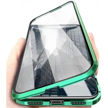 Pouzdro Beweare Magnetické oboustranné s tvrzeným sklem na Samsung Galaxy Note 10 Plus - zelené