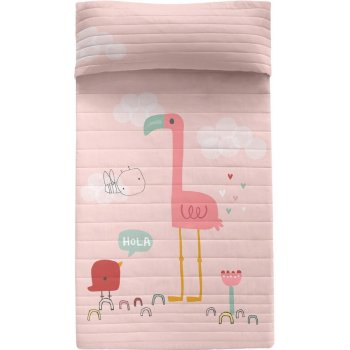Moshi Moshi přehoz na postel Hola růžová 180 x 260 cm
