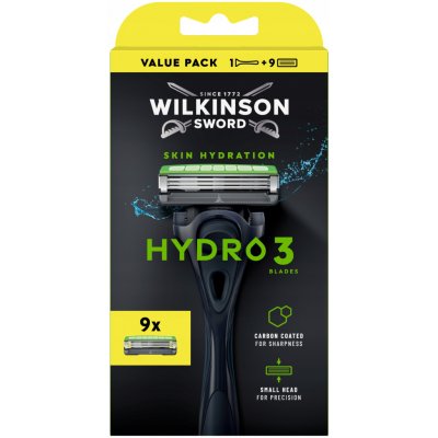Wilkinson Sword Hydro 3 + 9 ks hlavic – Zboží Mobilmania