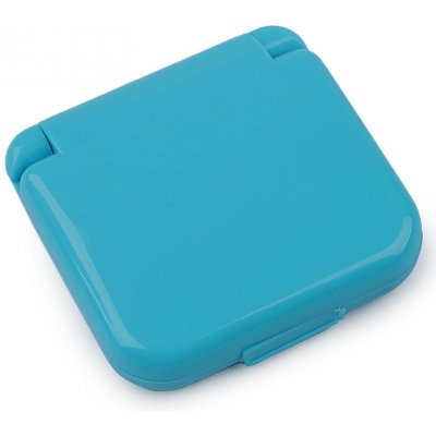 Cestovní šitíčko v plastovém pouzdře Varianta: 6 tyrkys, Balení: 1 ks – Zbozi.Blesk.cz