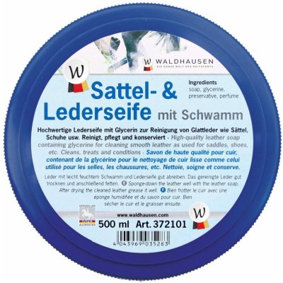 Waldhausen Mýdlo na sedla a kůži s houbičkou 250ml – Sleviste.cz