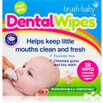 Brush-Baby DentalWipes ubrousky na čištění dásní a dětských zubů 28 ks – Zboží Mobilmania