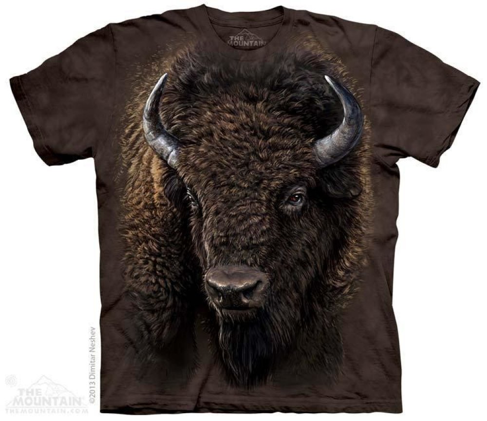The Mountain tričko s potiskem americký bizon | Srovnanicen.cz