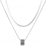 Daniel Dawson Dvojitý náhrdelník chirurgická ocel NH1255 Stříbrná – Sleviste.cz