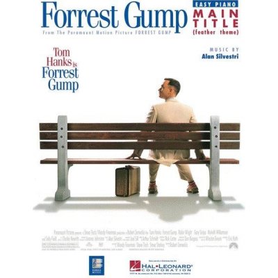 Alan Silvestri: Forrest Gump Feather Theme noty na snadný sólo klavír – Zboží Mobilmania