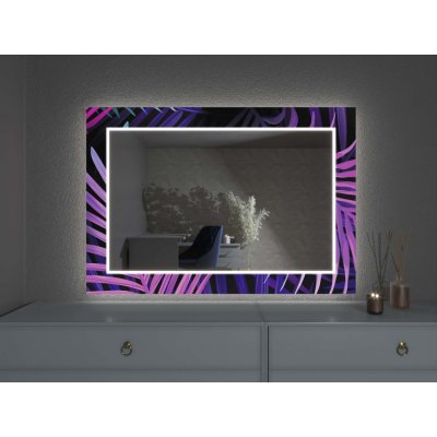 Artalo LED zrcadlo s dekorem D18 70 x 120 cm – Zboží Dáma