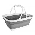 HomeLife Skládací silikonový košík 16 litrů 38x14x25,5 cm – Hledejceny.cz