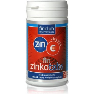 Finclub Zinkotabs 120 tablet zinek + vitamín C – Zboží Mobilmania