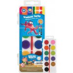 Teddies Vodové barvy se štětcem Ocean World 12 barev/21mm v plastové krabičce 7x18x1cm v sáčku – Zboží Dáma Teddies Vodové barvy se štětcem Ocean World 12 barev/21mm v plastové krabičce 7x18x1cm v sáčku – Zboží Dáma