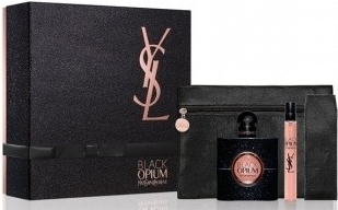 Yves Saint Laurent Opium Black EDP 50 ml + EDP 7,5 ml + etue dárková sada