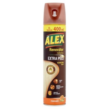 Alex renovátor nábytku extra péče s vůní pomeranče 400 ml