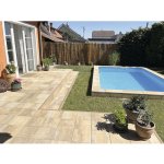 Semmelrock Zahradní dlaždice Elegant bíložlutokaramelová, 50 x 50 x 4 cm – Zboží Dáma