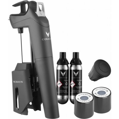Systém pro servírování vína Coravin Timeless Three+, černá – Hledejceny.cz