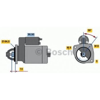 BOSCH Startér BO 0986021590