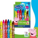 Staedtler voskovky šestihranné jumbo Noris junior 224 Peppa Pig 6 ks – Hledejceny.cz