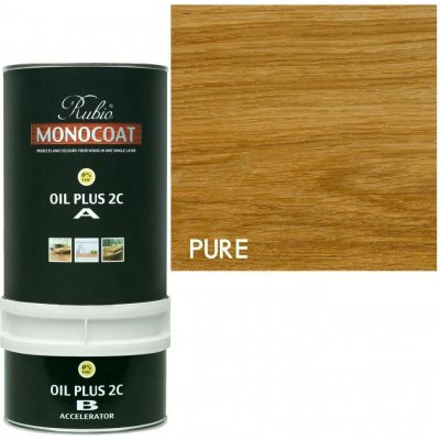 Rubio Monocoat Oil Plus 2C Pure 0,39 l bezbarvý – Zbozi.Blesk.cz