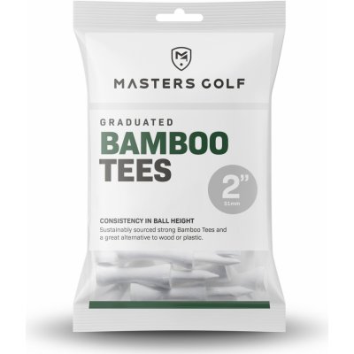 Masters Bamboo Graduated Dřevěná Týčka Bílá 51mm, 20ks – Hledejceny.cz