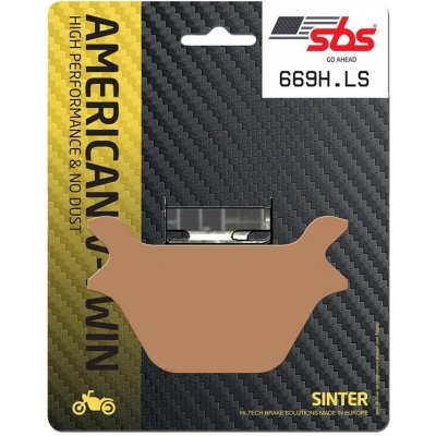 Zadní brzdové destičky SBS Harley-Davidson FLSTF 1340 Fat Boy 1990 - 1999 směs LS | Zboží Auto