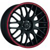 Alu kolo, lité kolo Barracuda KARIZZMA 7,5x17 4x98 ET38 black trim red