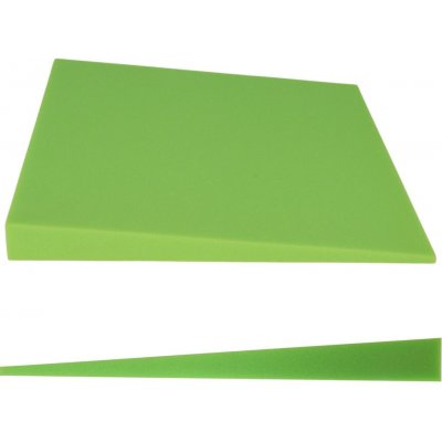 Akustický panel světlezelený KLIN se zkosením 50x50 cm tloušťka 5 cm – Hledejceny.cz