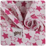 Kikko Bambusová osuška XKKO BMB 90x100 Little Stars Magenta – Sleviste.cz