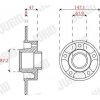 Brzdový kotouč Brzdový kotouč JURID 563317JC-1