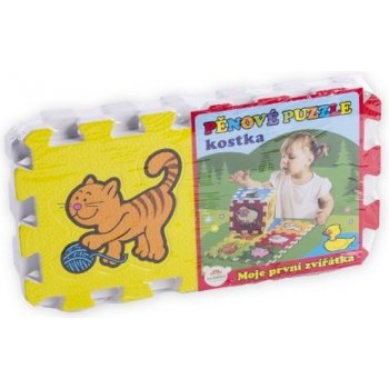 Teddies puzzle Moje první zvířátka 15x15x1 2cm MPZ 6 ks