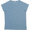 Pánské Tričko Mantis Hebké tričko One T z organické bavlny s rovnými lemy modrý denim světlý P130