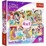 TREFL Disney princezny: Šťastný den 4v1 35,48,54,70 dílků – Hledejceny.cz