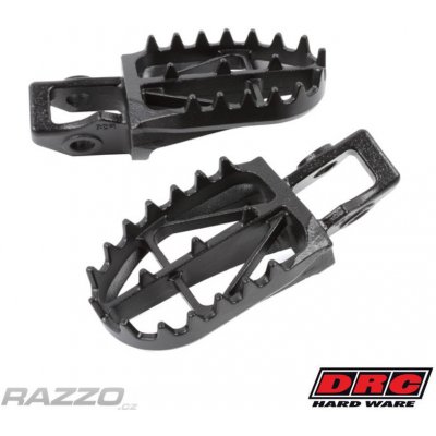 Široké ocelové stupačky DRC Ultra Wide Footpegs KTM SX SXF 16-22 EXC 17-23 / Husqvarna / GasGas | Zboží Auto