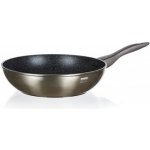 Banquet WOK s nepřilnavým povrchem METALLIC PLATINUM 28 x 7,8 cm – Hledejceny.cz