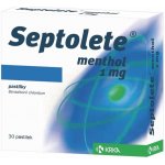 SEPTOLETE MENTHOL ORM 1MG PAS 30 II – Hledejceny.cz