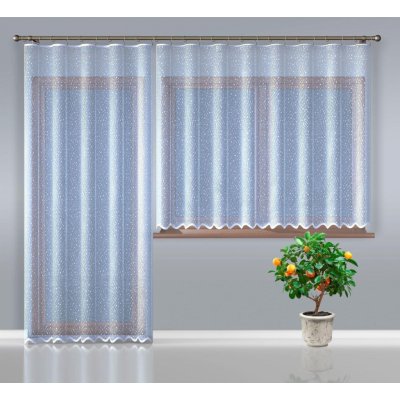 Hotová záclona Loreta 250 x 120cm - řasící stuha 2,5cm Loreta 2019 – Hledejceny.cz