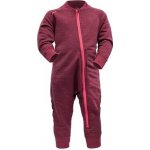 Dětský funkční overal s merinem Devold Nibba baby beetroot melange – Hledejceny.cz