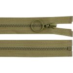 Kostěný zip No 3 délka 40 cm s kroužkem Varianta: 263 zelená khaki, Balení: 1 ks – Hledejceny.cz