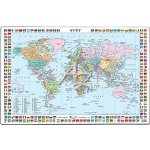 Stolní psací podložka mapa Svět 67x44 cm – Hledejceny.cz