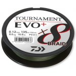 Daiwa Tournament X8 Braid Evo+ 135m 0,08mm 4,9kg – Zboží Mobilmania
