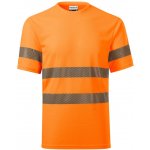 Rimeck tričko HV Dry 1V8 reflexní krátký rukáv unisex Oranžová svítivě M – Zboží Dáma