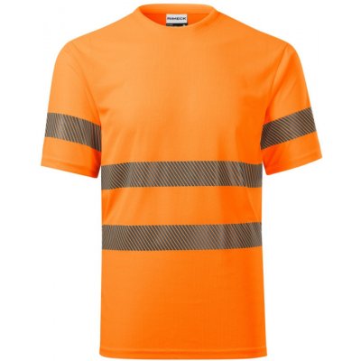 Rimeck tričko HV Dry 1V8 reflexní krátký rukáv unisex Oranžová svítivě M – Zboží Dáma