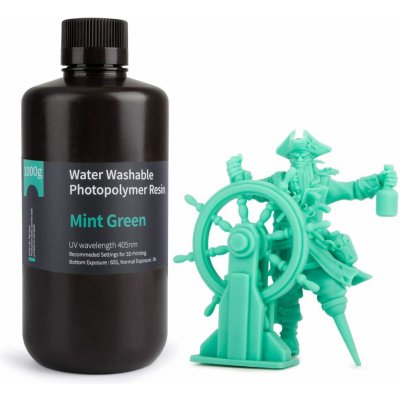 Elegoo Water-washable Resin 1KG Mint Green 50.103.0020 – Zboží Živě