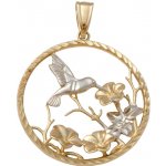 Zlatnictví Zlatíčko Zlatý přívěsek kolibřík 010.00003 – Zboží Mobilmania